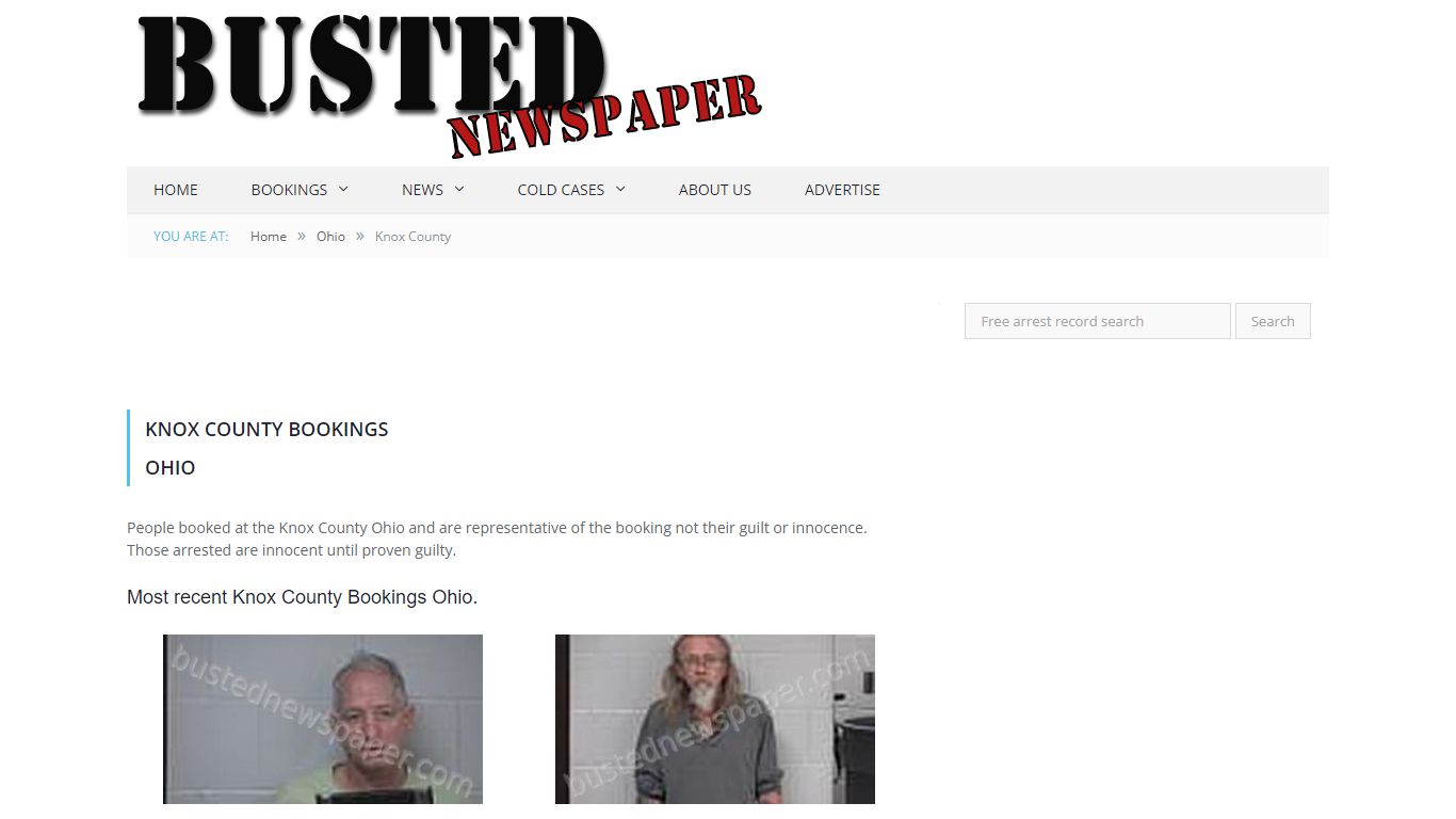 Knox County, OH Mugshots - BUSTEDNEWSPAPER.COM